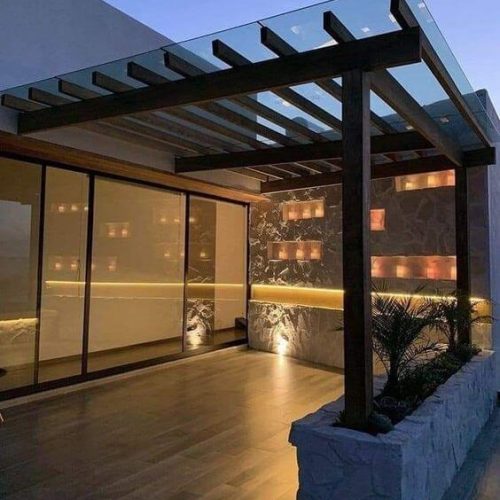 Pergolado de Vidro