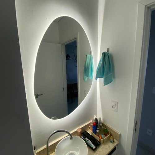 Espelho Orgânico com LED